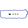 1986 Chevrolet Nova - Valve Cover Gasket, With Semi-Circular Plug, 4 Cyl 1.6L, APEX Valve Cover Gasket