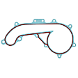 AWP3136 Water Pump Gasket - Direct Fit, Sold individually