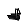 3423020B Front Bumper Black