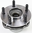 1996-2000 Plymouth Grand Voyager - Rear, Driver or Passenger Side Wheel Hub, With Bearing, 5 x 4.5 in. Bolt Pattern