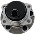 Rear, Driver or Passenger Side Wheel Hub, With Bearing, With Sensor, 5 x 4.5 in. Bolt Pattern