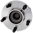 Rear, Driver or Passenger Side Wheel Hub, With Bearing, With Sensor, 5 x 4.5 in. Bolt Pattern