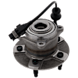 Rear, Driver or Passenger Side Wheel Hub, With Bearing, With Sensor, 5 x 4.5 in. Bolt Pattern