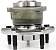 Rear, Driver or Passenger Side Wheel Hub, 5 Lugs, With Bearing, 5 x 4.53 in. Bolt Pattern