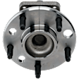 Front, Driver or Passenger Side Wheel Hub, with Bearing, (Rear, 1997-1998 Chevrolet S10)