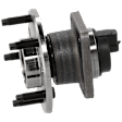 Front, Driver or Passenger Side Wheel Hub, with Bearing, (Rear, 1997-1998 Chevrolet S10)