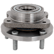 Front, Driver or Passenger Side Wheel Hub, with Bearing, without 14 (in) Wheels