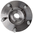 Front, Driver or Passenger Side Wheel Hub, with Bearing, without 14 (in) Wheels