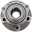 Front, Driver or Passenger Side Wheel Hub, 5 Lugs, With Bearing, 5 x 4.53 in. Bolt Pattern