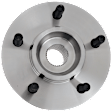 Front, Driver or Passenger Side Wheel Hub, With Bearing, With Sensor, 5 x 5.31 in. Bolt Pattern, 4WD
