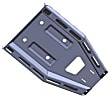 5421110 Silver Skid Plate