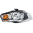 Passenger Side Halogen Headlight, With bulb(s), OE Replacement