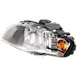Driver Side Halogen Headlight, With bulb(s), OE Replacement