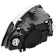 Driver Side Halogen Headlight, With bulb(s), OE Replacement