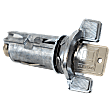 Ignition Lock Cylinder - With Keys, For used with Chrome Retainer Bolts