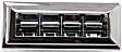 Front, Driver Side Window Switch, Chrome, 4-Button