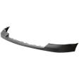 Front, Upper Bumper Cover, Textured, New Body Style, Without Fog Light Holes, Without Parking Aid Sensor Holes, CAPA CERTIFIED