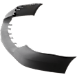 Front, Upper Bumper Cover, Textured, New Body Style, Without Fog Light Holes, Without Parking Aid Sensor Holes, CAPA CERTIFIED