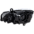 Passenger Side Headlight, with Bulb, Halogen, Chrome Interior