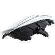 Passenger Side Headlight, with Bulb, Halogen, Chrome Interior