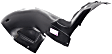  Front, Driver Side Fender Liner, Bumper Cover Extension, V Model