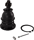 Front, Driver or Passenger Side, Upper Ball Joint, Non-Adjustable, Press-in Type, Includes Nut