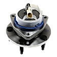 Front, Driver or Passenger Side Wheel Hub, With Bearing, With Sensor, 5 x 4.75 in. Bolt Pattern, RWD