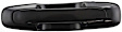 Front Or Rear, Driver Side Textured Black Exterior Door Handle, Without Key Hole