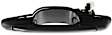 Front Or Rear, Driver Side Textured Black Exterior Door Handle, Without Key Hole