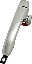 Front, Passenger Side Exterior Door Handle, Chrome, Without Key Hole