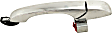 Front, Passenger Side Exterior Door Handle, Chrome, Without Key Hole