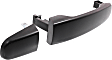 Front, Passenger Side or Rear, Driver or Passenger Side Textured Black Exterior Door Handle, Without Key Hole