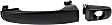 2005-2009 Chevrolet Equinox - Front, Driver Side Textured Black Exterior Door Handle, With Key Hole