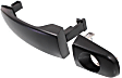 2005-2009 Chevrolet Equinox - Front, Driver Side Textured Black Exterior Door Handle, With Key Hole