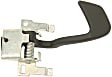 Front Or Rear, Driver Side Gray Interior Door Handle