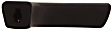 Front, Passenger Side Textured Black Interior Door Handle