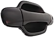 Front, Passenger Side Textured Black Exterior Door Handle, With Key Hole