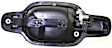 2004-2012 Chevrolet Colorado - Front, Passenger Side Smooth Black Exterior Door Handle, Without Key Hole