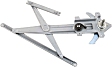 Front, Driver Side Manual Window Regulator, Without Motor