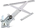 Front, Driver Side Manual Window Regulator, Without Motor