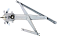 Front, Driver Side Manual Window Regulator, Without Motor