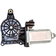Front or Rear, Passenger Side Window Motor, Without Regulator, Supplied with 6-teeth gear