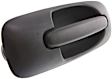Rear - Side Sliding Door Exterior Door Handle, Textured Black, Without Key Hole