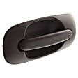 Rear - Side Sliding Door Exterior Door Handle, Textured Black, Without Key Hole