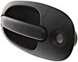 Rear - Side Sliding Door Exterior Door Handle, Textured Black, With Key Hole
