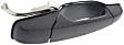 2009 GMC Sierra 1500 - Rear, Passenger Side Textured Black Exterior Door Handle, Without Key Hole