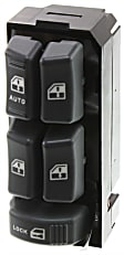 1995-2004 Chevrolet S10 - Front, Driver Side Window Switch, Gray, 5-Button