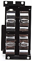 1996 Chevrolet Impala SS - Front or Rear, Driver Side Window Switch, Chrome, 4 Buttons