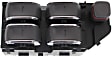 Front, Driver Side Window Switch, Black, 5-Button, 8 Cyl., 4.6L Engine