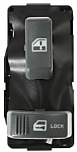 2005 Chevrolet Blazer - Front, Passenger Side Window Switch, Gray, 2 Buttons